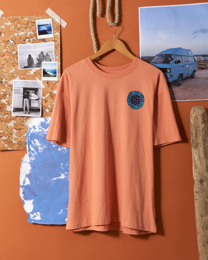 SR Original - Mens Short Sleeve T-Shirt - Dark Peach