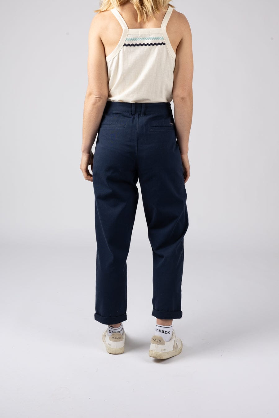 Mara Womens Chino in Blue
