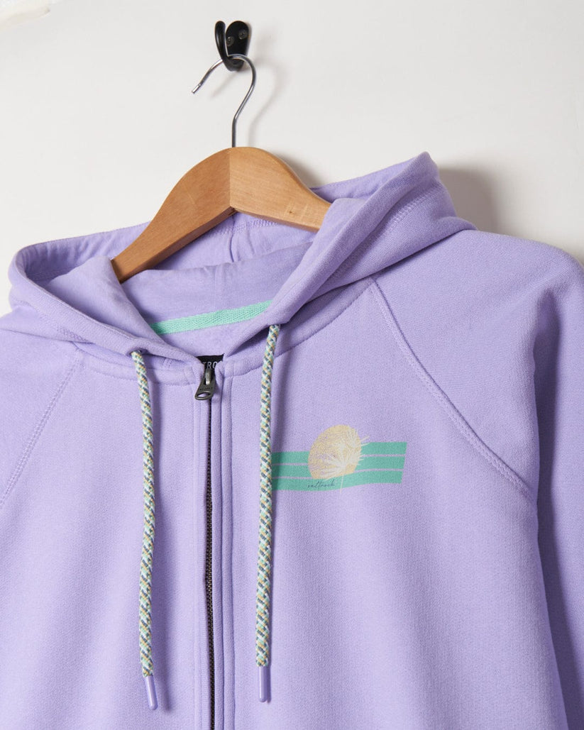 Poster - Womens Zip Hoodie - Lilac