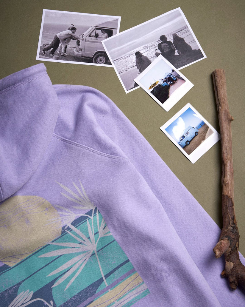 Poster - Womens Zip Hoodie - Lilac