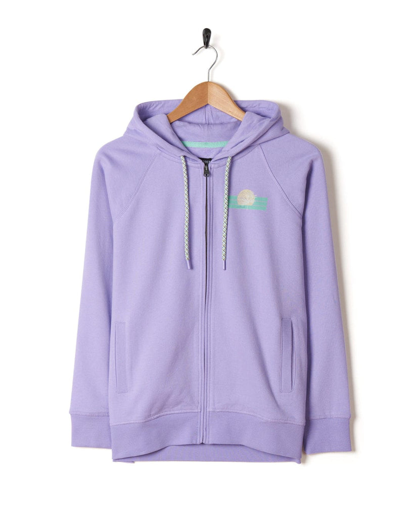 Poster - Womens Zip Hoodie - Lilac
