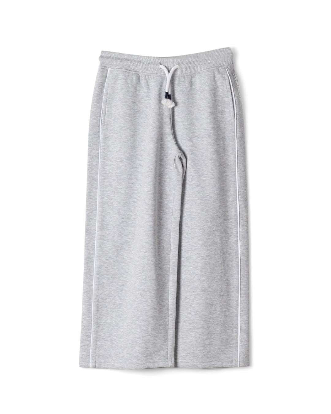 Essential Kids Wide Leg Joggers in Grey - Tok Corp