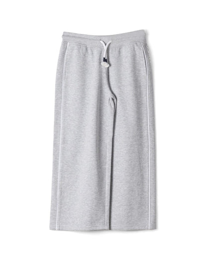 Essential Kids Wide Leg Joggers in Grey - Tok Corp