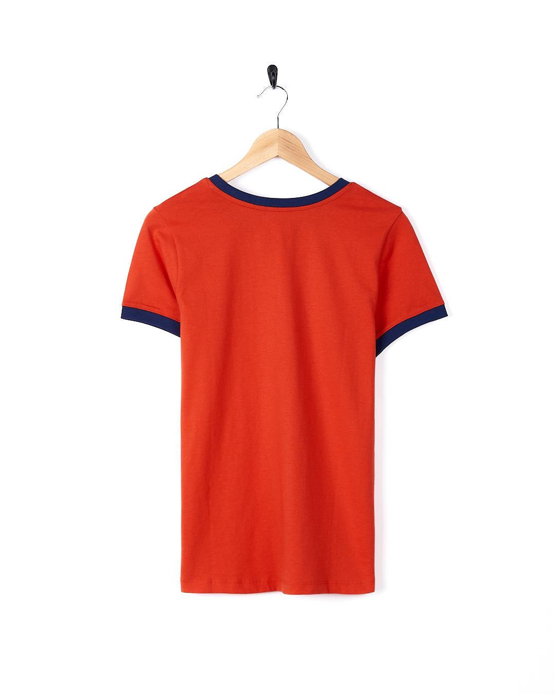 Retro Wave Mini - Womens Short Sleeve T-Shirt - Red
