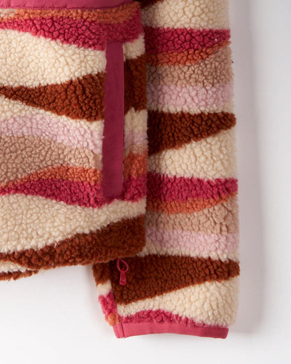 Robyn Wave - Kids Fleece - Pink