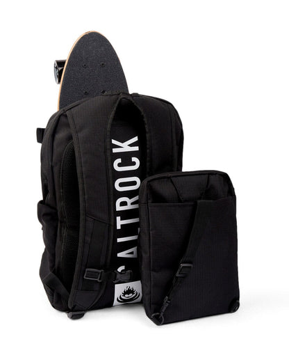 Skatepack Pro 2 in 1 Backpack in Black