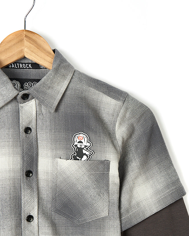 Slacker - Kids Shirt - Black