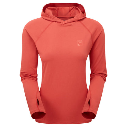 High Trail W Hoody - Deep Coral