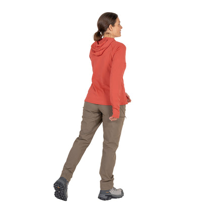 High Trail W Hoody - Deep Coral