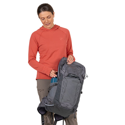 High Trail W Hoody - Deep Coral
