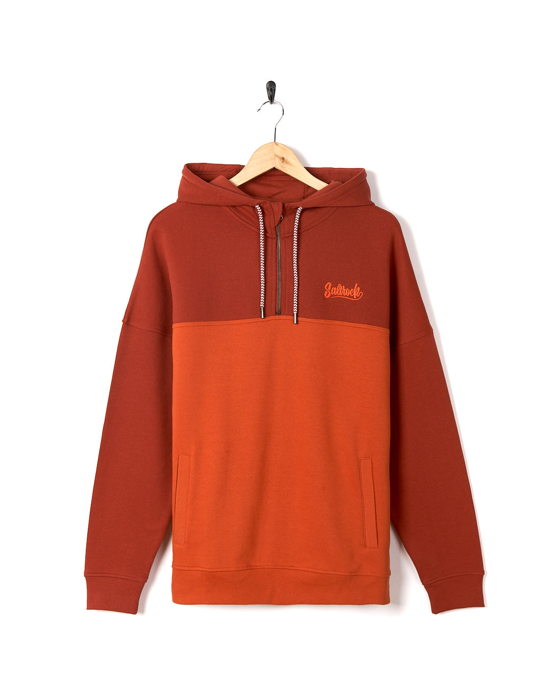 Speed Embroidery - Mens 1/4 Neck Zip - Red