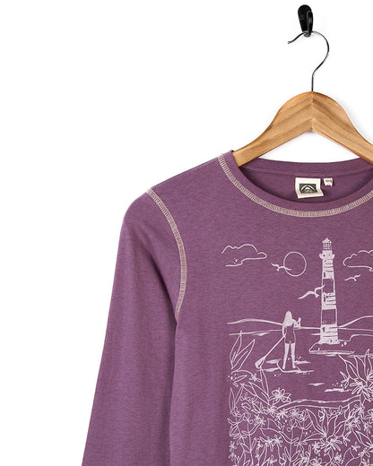 Sup Girl - Kids Long Sleeve T-Shirt - Purple