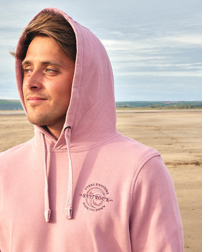 Tidal Rhythms - Mens Pop Hoodie - Pink