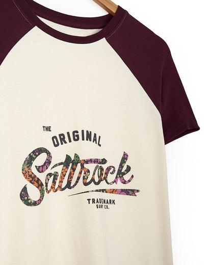 Trademark Floral - Womens Short Sleeve T-Shirt - Cream