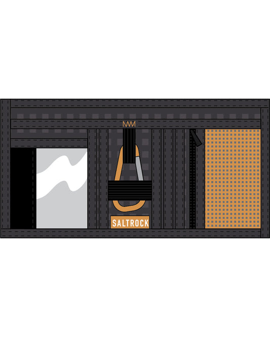 Trail Tri-Fold Wallet in Dark Grey