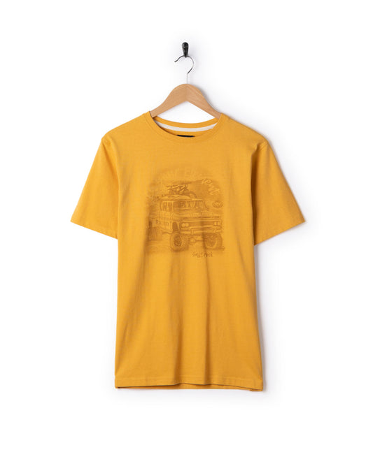 Axle - Mens Short Sleeve T-Shirt - Gold