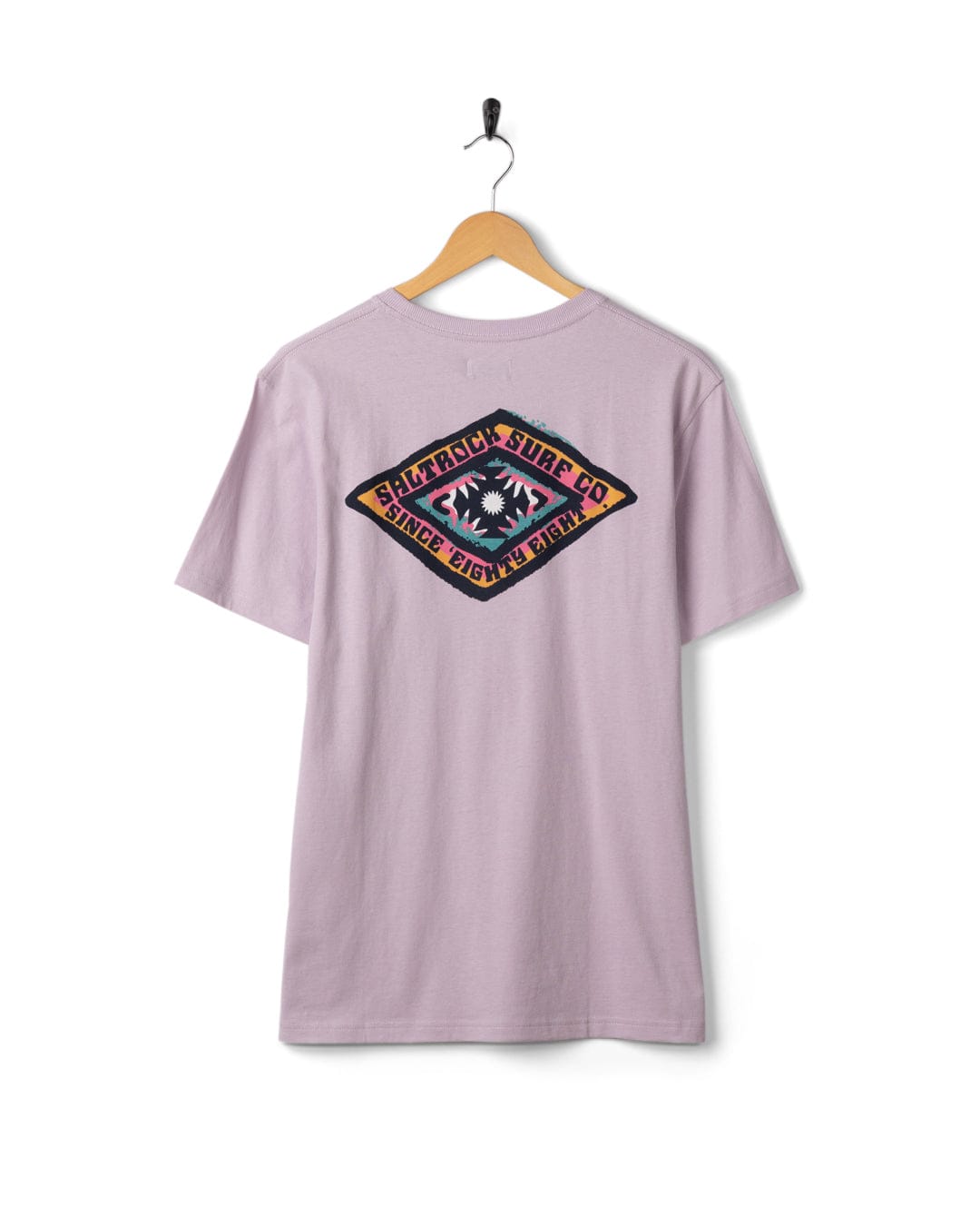 Offshore Mens Short Sleeve T-Shirt in Purple