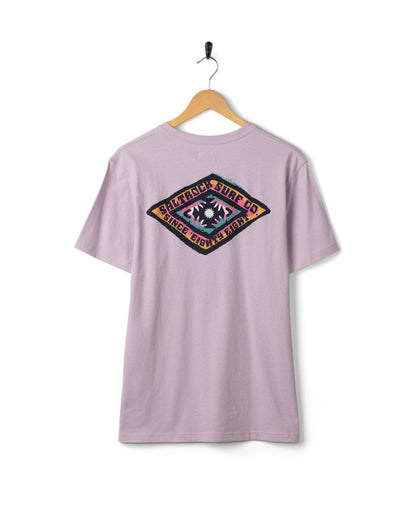 Offshore Mens Short Sleeve T-Shirt in Purple