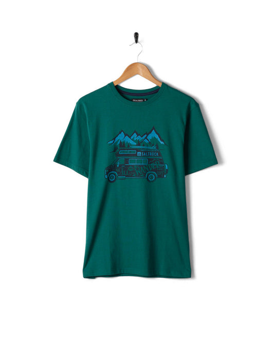 Lost Van - Mens Short Sleeve T-Shirt - Dark Teal