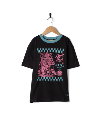 Creep Club Kids Short Sleeve T-Shirt in Dark Grey