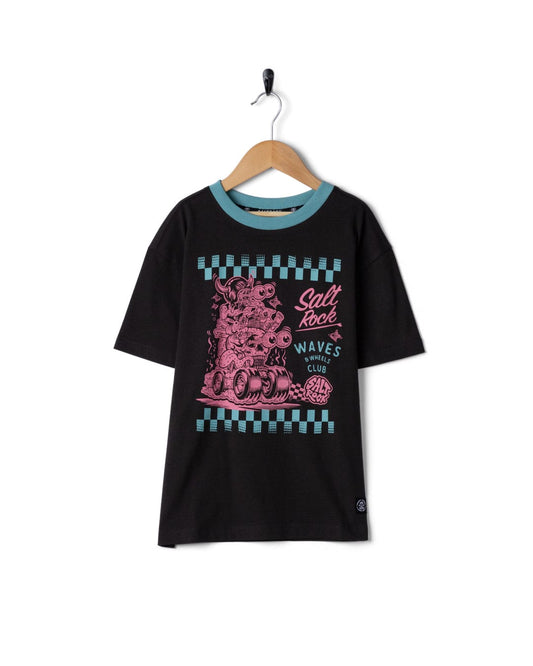 Creep Club Kids Short Sleeve T-Shirt in Dark Grey