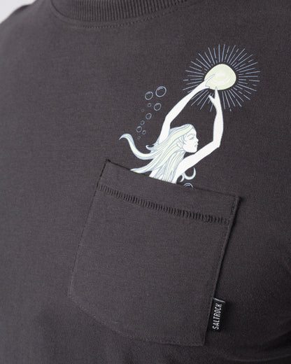 Mermaid Rise - Mens T-Shirt - Dark Grey