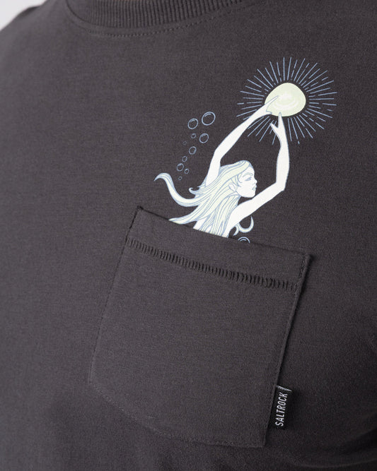 Mermaid Rise - Mens T-Shirt - Dark Grey
