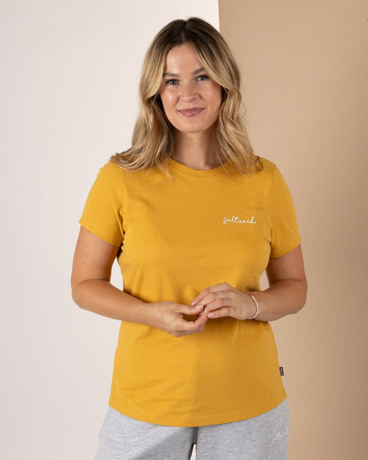 Velator - Womens Short Sleeve T-Shirt - Gold