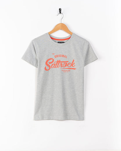 Trademark Stripe - Womens Short Sleeve T-Shirt - Grey