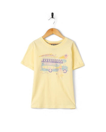 Scoop Kids Short Sleeve T-Shirt in Light Yellow