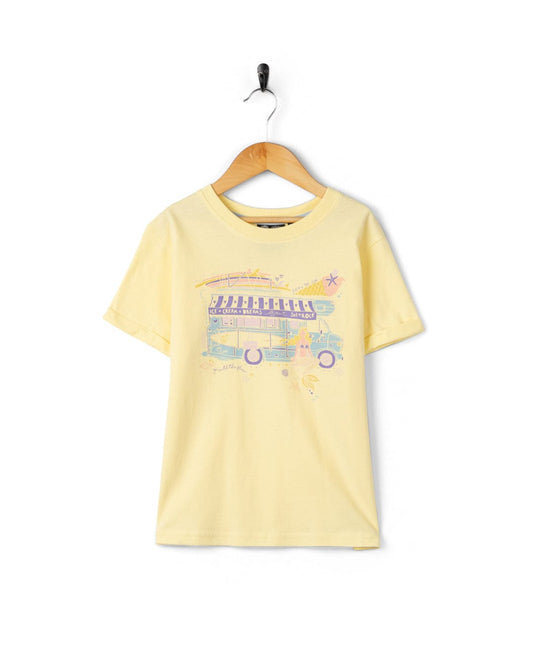 Scoop Kids Short Sleeve T-Shirt in Light Yellow