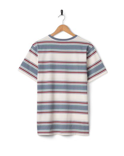 Race Heritage - Mens T-Shirt - Cream Stripe