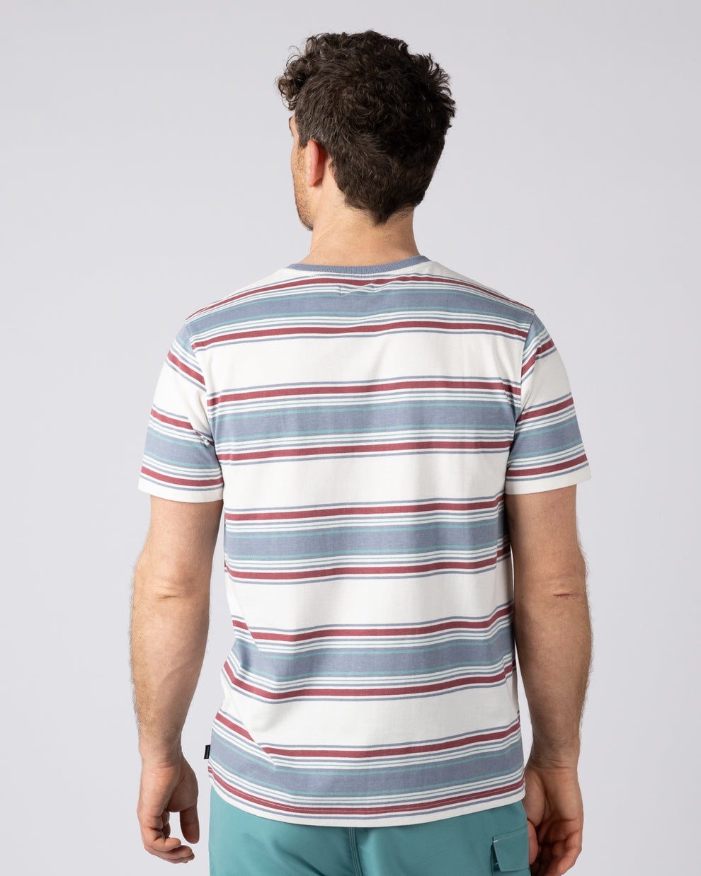 Race Heritage - Mens T-Shirt - Cream Stripe