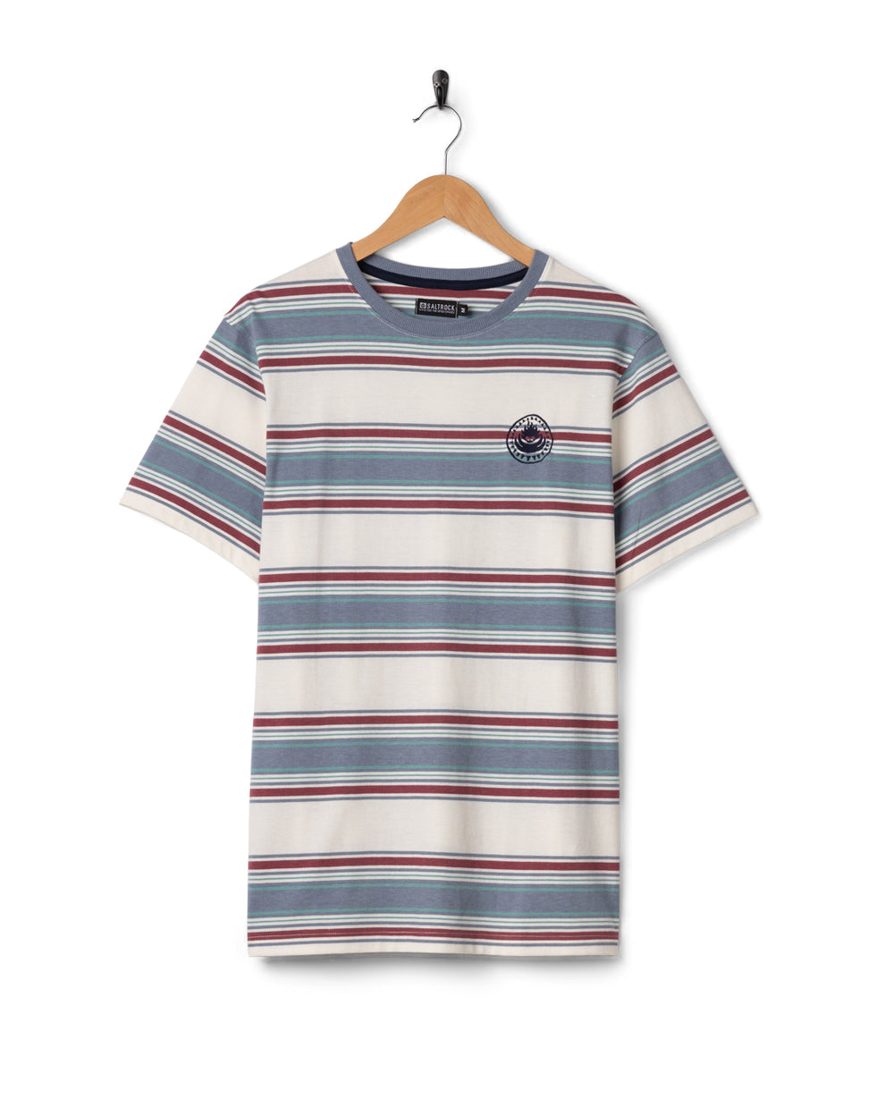 Race Heritage - Mens T-Shirt - Cream Stripe