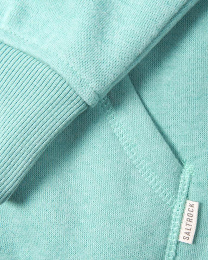 Velator - Womens Fur Lined Hoodie - Turquoise