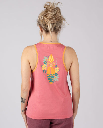 Sun Surfer Womens Vest in Bright Pink