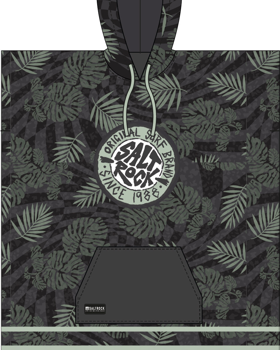 Warp Surf Changing Towel in Dark Grey