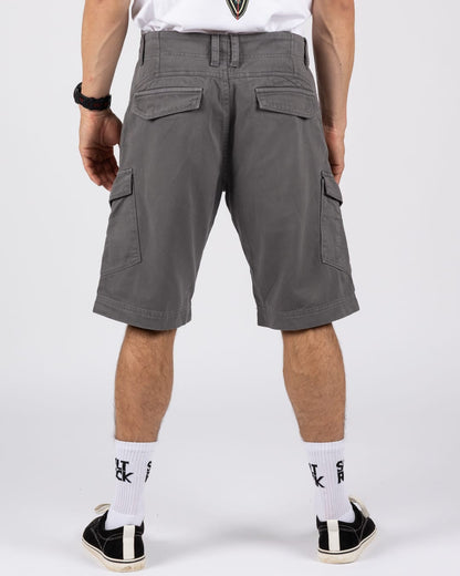 Peran Mens Cargo Short in Dark Grey