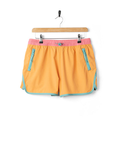 Copper Block Womens Walkshort in Light Orange