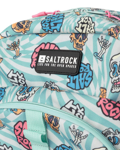 Lush Waves Backpack in Blue