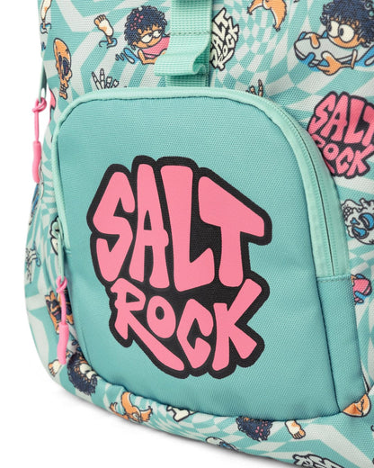 Lush Waves Backpack in Blue