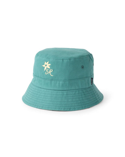 Holidaze Floral Reversible Bucket Hat in Blue