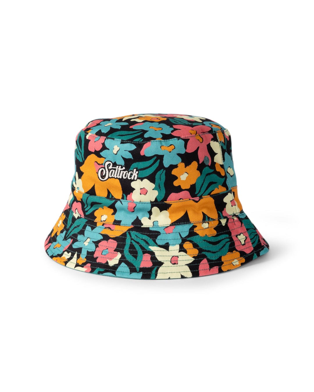 Holidaze Floral Reversible Bucket Hat in Blue