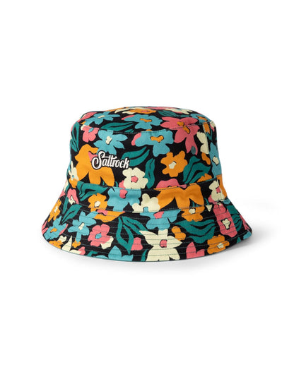 Holidaze Floral Reversible Bucket Hat in Blue