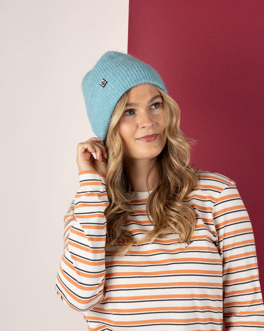 Brushed Maine - Recycled Beanie - Light Blue