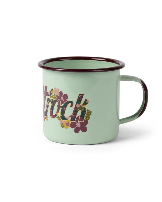 Trader Ditsy - Enamel Mug - Light Green