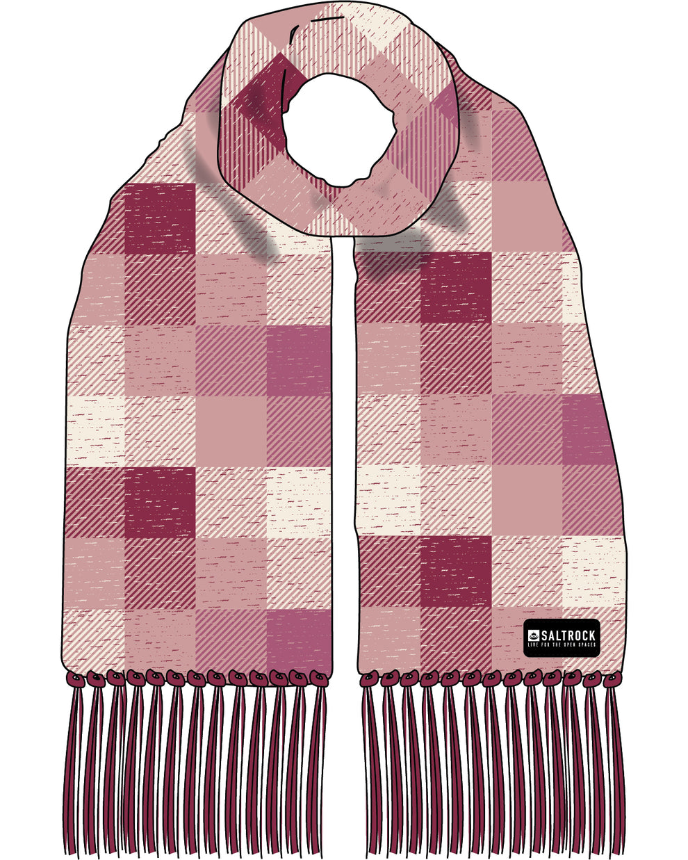 Harvest - Scarf - Pink