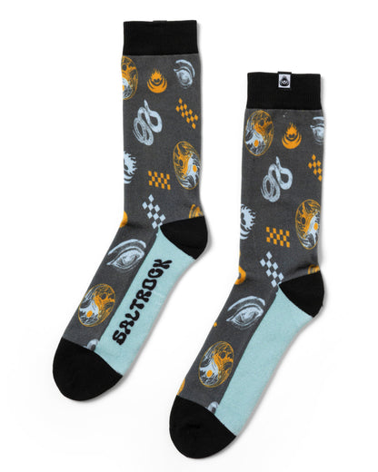 Portal Socks in Green