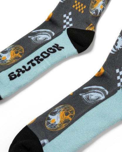 Portal Socks in Green