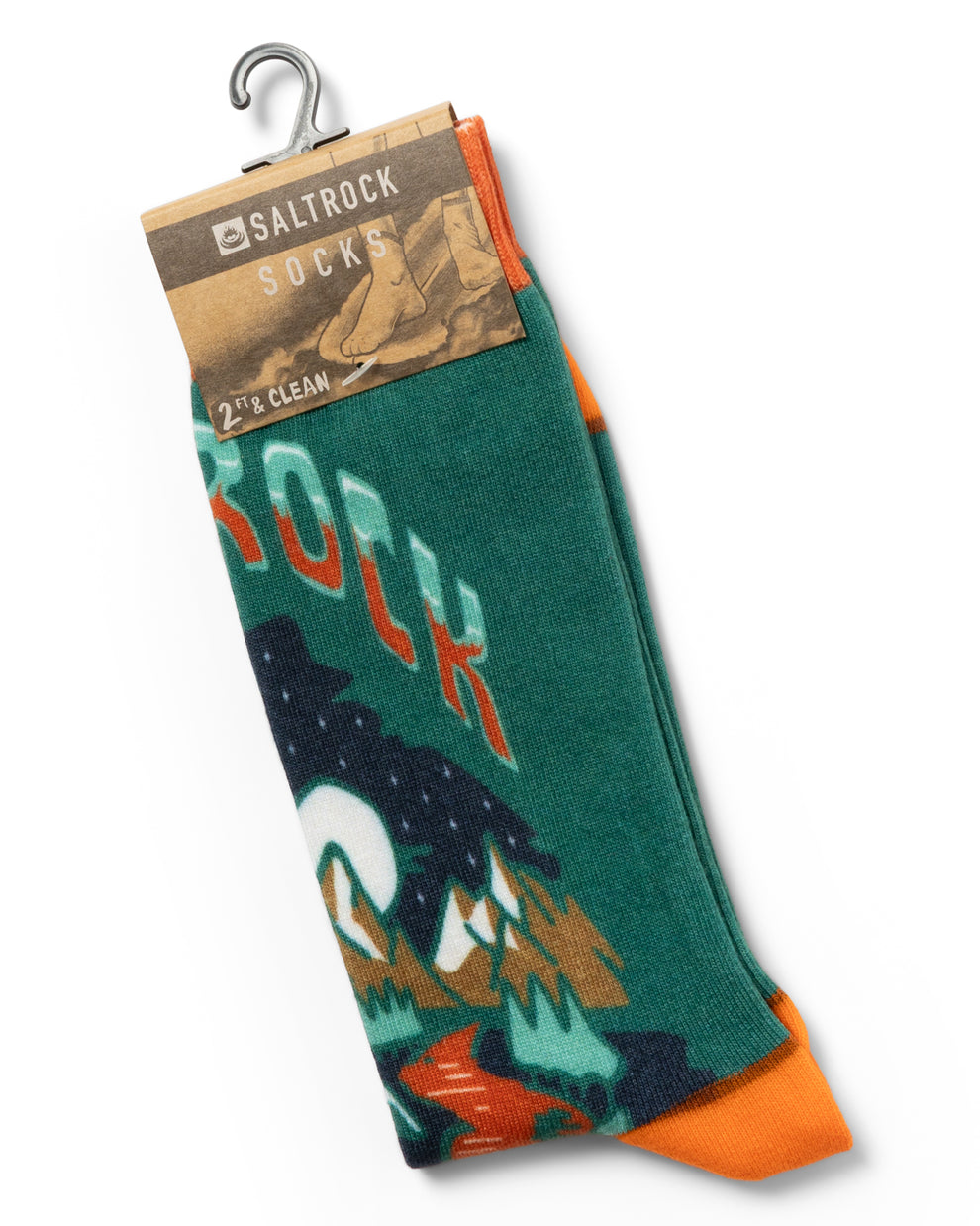 Base Camp Socks in Green